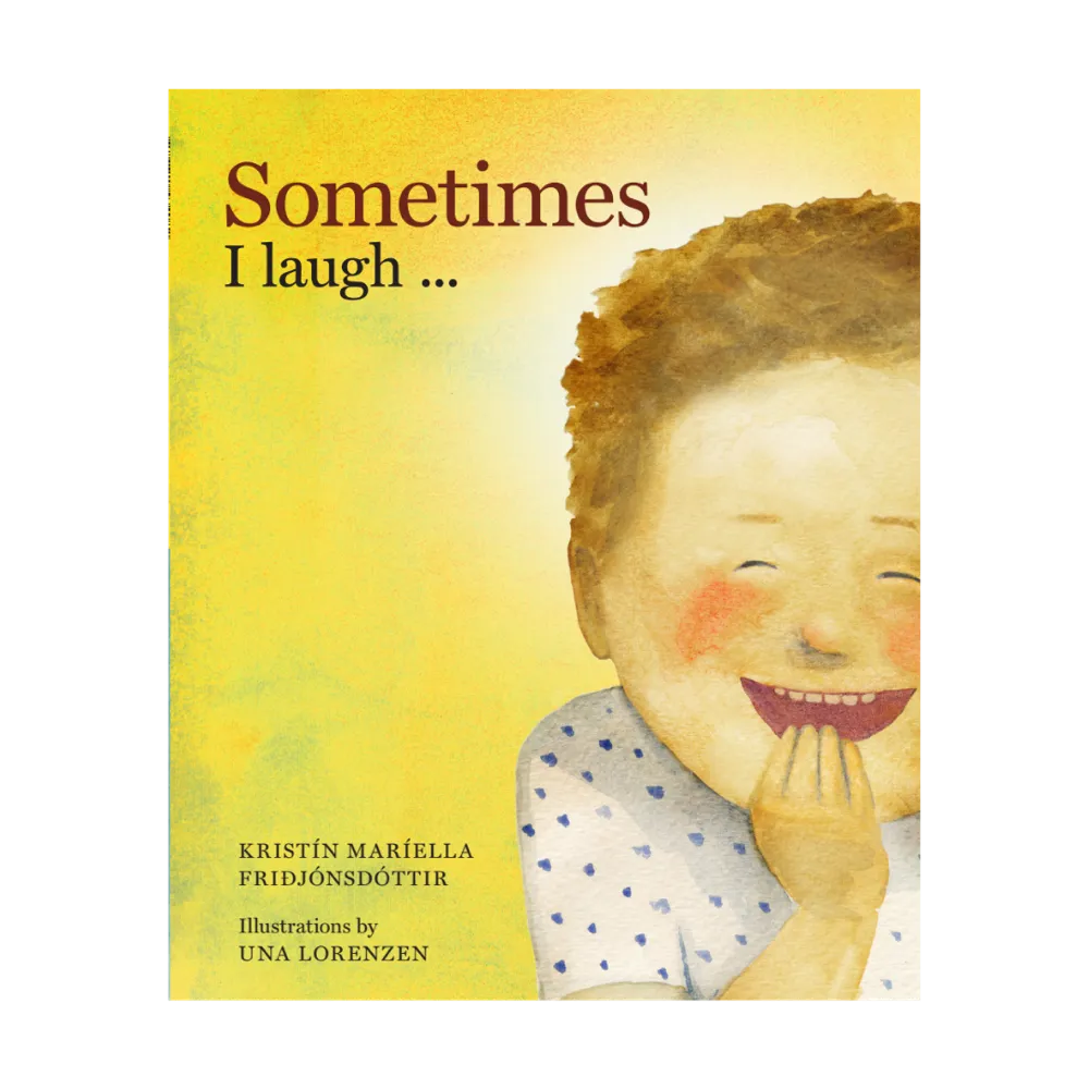 The yellow cover: Sometimes I laugh, a child laughing behind a hand